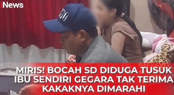 Keji! Bocah SD di Medan Tega Bunuh Ibu Kandung gegara Masalah Sepele