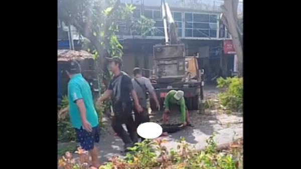 Tragis! Petugas DLHK Mataram Jatuh dari Crane, 1 Tewas 1 Kritis