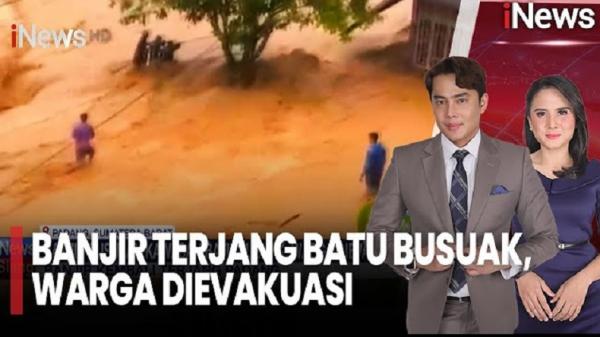 Banjir Susulan Terjang Batu Busuak, Evakuasi Warga Berlangsung Dramatis