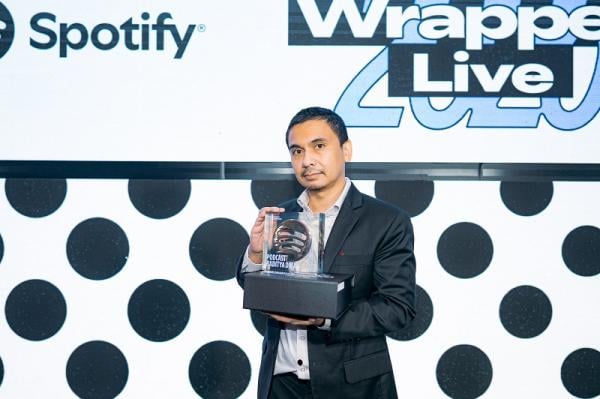 Podcast Raditya Dika Spotify Podcast Raditya Dika menjadi Top Podcast dan Top Comedy Podcast of 2025, Indonesia. (Foto: dok Spotify)