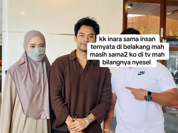 Inara dan Insan Foto viral Inara Rusli dan Insanul Fahmi. (Foto: TikTok)