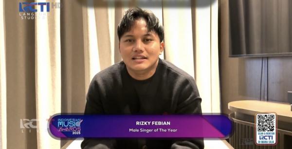 Indonesian Music Awards 2025: Rizky Febian Menang Male of the Year