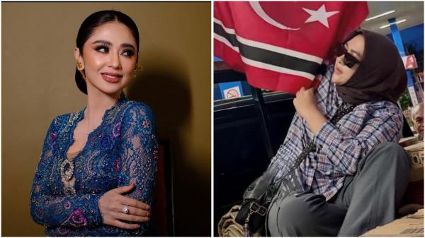 Dewi Perssik dan netizen yang diduga memotong video komentar bencana Aceh berujung viral. (Foto: Instagram)