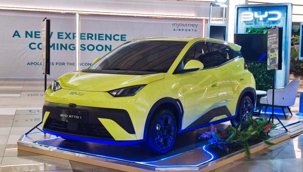 BYD Atto 1 menjadi salah satu pilihan mobil listrik di Indonesia. (Foto: Dani M Dahwilani)