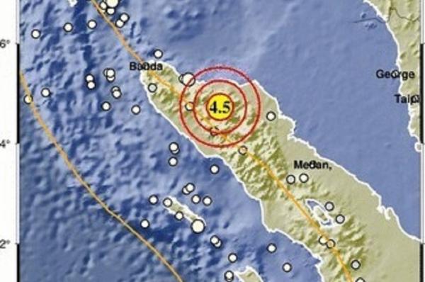 Gempa Terkini Magnitudo 4,5 Guncang Bener Meriah Aceh