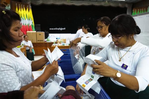 Partai Pro-Militer Unggul dalam Pemilu Myanmar Tahap Pertama, Partisipasi Pemilih Rendah