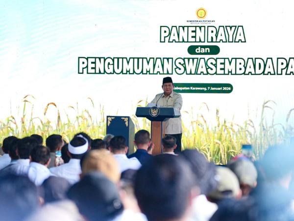 Tegas! Prabowo: Kita Tak akan Merdeka Tanpa Jasa Petani