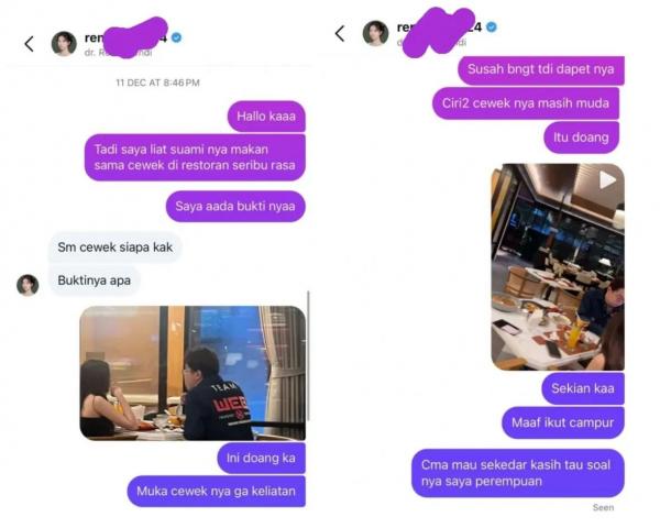 Foto viral dokter Richard yang membuat dirinya dituduh berselingkuh. (Foto: Instagram)