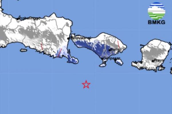 Gempa Hari Ini M 4,5 Guncang Kuta Selatan Bali, Pusat Getaran di Laut