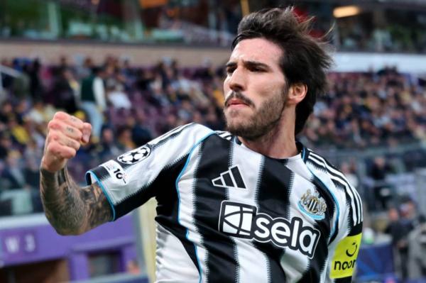 Gelandang Newcastle United, Sandro Tonali. (Foto: Sky Sports)