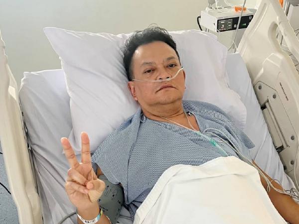 Momen ketika Hedi Yunus dirawat di rumah sakit akibat vertigo hebat. (Foto: Instagram)