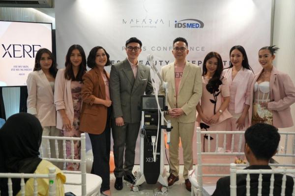 Dokter kesehatan kulit Para dokter memperkenalkan teknologi XERF. (Foto: Istimewa)