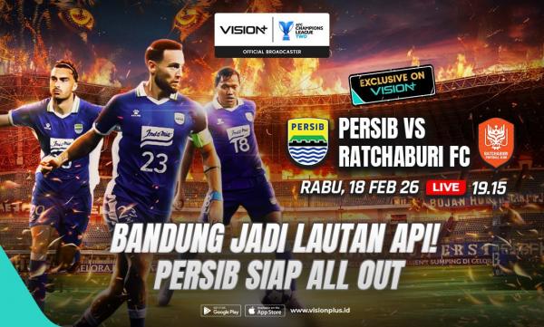 Jadwal dan Link Live Streaming Persib vs Ratchaburi di ACL 2, Menanti Keajaiban Maung Bandung di GBLA