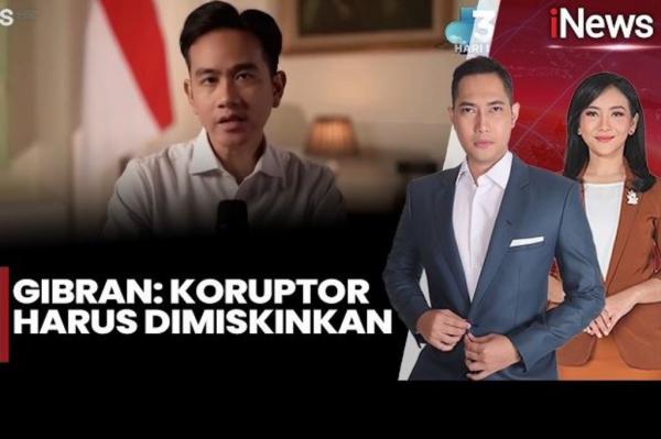 Gibran Dorong UU Perampasan Aset Disahkan: Koruptor Harus Dimiskinkan