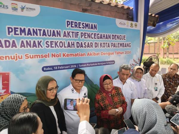 Pemantauan aktif vaksinasi dengue di Palembang, Sumatera Selatan. (Foto: Istimewa)