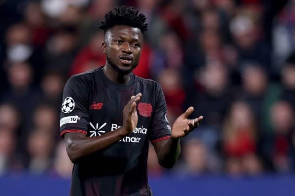 Defender Bayer Leverkusen, Edmond Tapsoba Defender Bayer Leverkusen, Edmond Tapsoba. (Foto: getfootballnewsgermany)