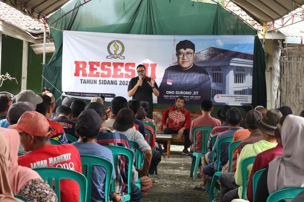 Reses II Tahun Sidang 2025/2026 di Desa Telukagung. (Foto: dok DPRD Jabar)