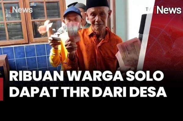THR Cair! Desa di Karanganyar Ini Bagi-Bagi Uang Rp500.000 untuk Ribuan Warganya