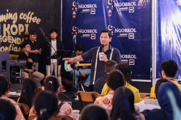 AHY Diskusi dengan Gen Z Singkawang, Soroti Infrastruktur hingga Penguatan Demokrasi