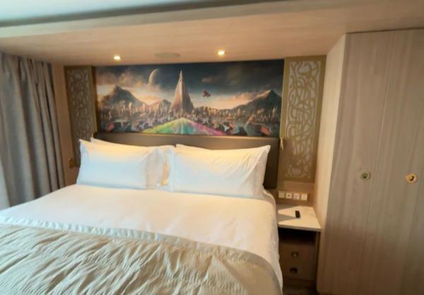 Kamar concierge family stateroom with garden view verandah di Disney Adventure. (Foto: iNews.id/Puti)