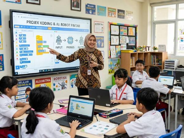 Gebrakan Baru! Coding dan AI Resmi Jadi Mata Pelajaran Pilihan SD hingga SMA
