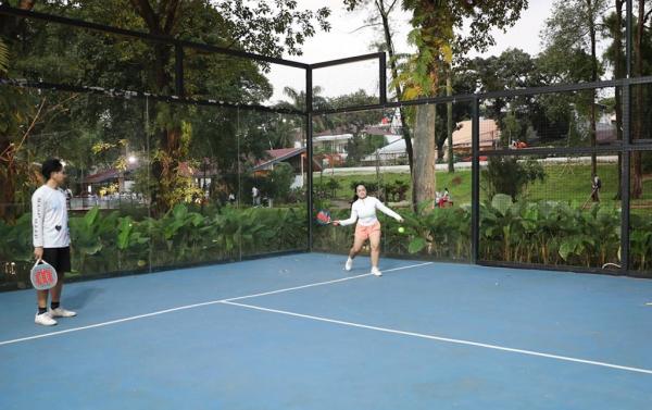 Lapangan padel di Taman Bendera Pusaka (dok. Pemprov Jakarta)