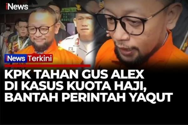 Senyum Gus Alex saat Ditahan KPK, Buka Suara soal Kasus Kuota Haji