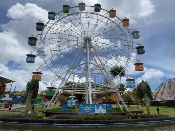 Lebaran Hari Kedua, Krakatau Park Jadi Magnet Seru Wisatawan di Lampung Selatan
