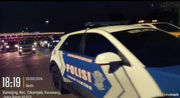 Arus Balik Lebaran, Contraflow arah Jakarta di Tol Japek Resmi Diberlakukan