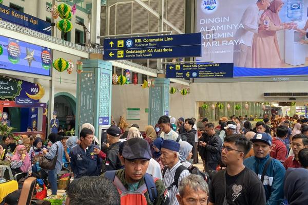 Mudik setelah Lebaran, 44.000 Penumpang Kereta Api Berangkat dari Jakarta