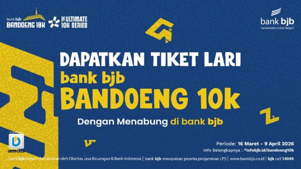 bank bjb Hadirkan Promo Spesial Bandoeng 10K, Lari Seru Sambil Menabung!