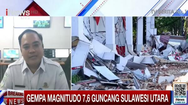 Gempa Besar Guncang Sulut, Pemilik Kantin Gedung KONI Manado Tewas Tertimpa Reruntuhan