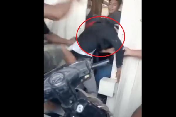 Tepergok Warga, Maling Motor di Cirebon Babak Belur Dihajar Massa