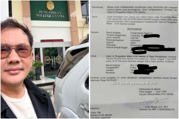 Kasus karyawan zaskia Kasus pemukulan karyawan zaskia oleh oknum TNI. (Foto: Instagram)