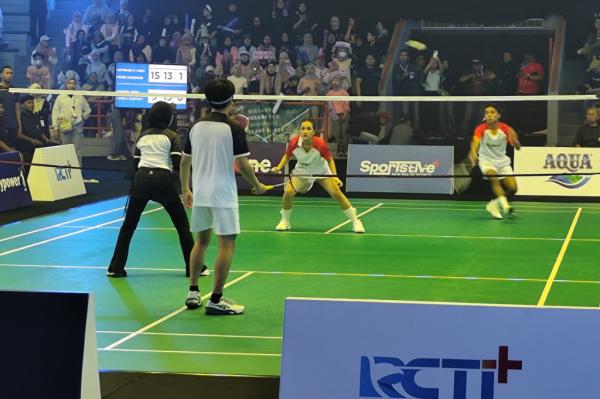 Samuel Cipta/Nabila Taqiyah Bangkit Dramatis, Kalahkan Bertrand Peto/Rara di SporTstive+