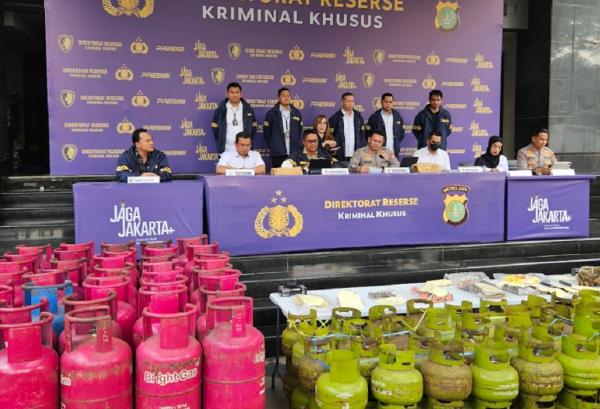Polda Metro Bongkar Praktik LPG Oplosan, Omzet Pelaku Capai Rp2,7 Miliar