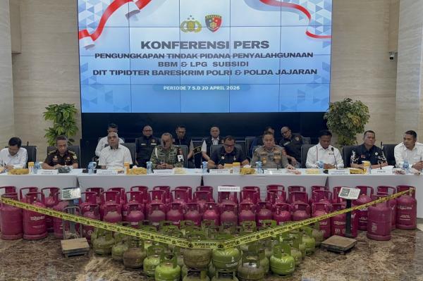 Polri Bongkar Penyalahgunaan BBM-Elpiji Subsidi, Negara Rugi hingga Rp243 Miliar