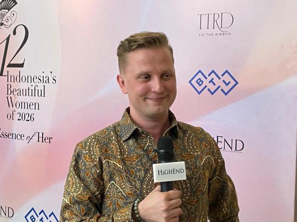 Country Manager BTL Aesthetics Indonesia, Jan Valacai, di ajang IBW 2026. (Foto: Ravie Wardani)