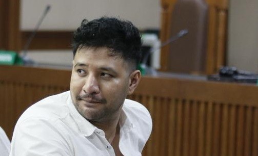 Artis Ammar Zoni divonis 7 tahun penjara. (Foto: Aldhi Chandra)