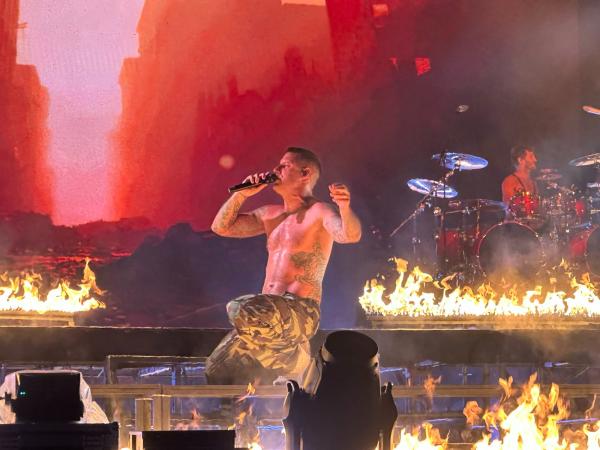 Hammersonic Festival 2026 hari pertama menjadikan Parkway Drive sebagai headliner. (Foto: Dimas Andhika Fikri)