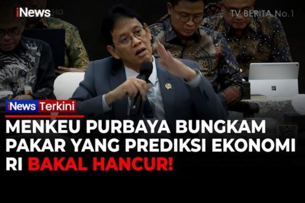 Pakar Bilang Ekonomi RI Bakal Hancur, Menkeu Purbaya: Mereka Nggak Punya Data