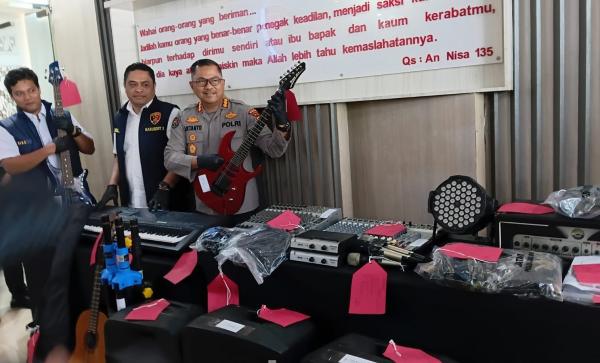 Pengungkapan Kasus Pencurian Peralatan Musik di 7 Gereja