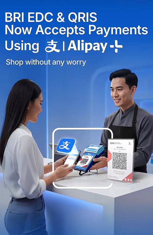QRIS Alipay Dinamis. (Foto: dok BRI)