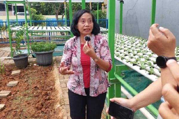 Ketua KWT Mawar 8, Yuliana Sri Prihantini. (Foto: Rizky Agustian)