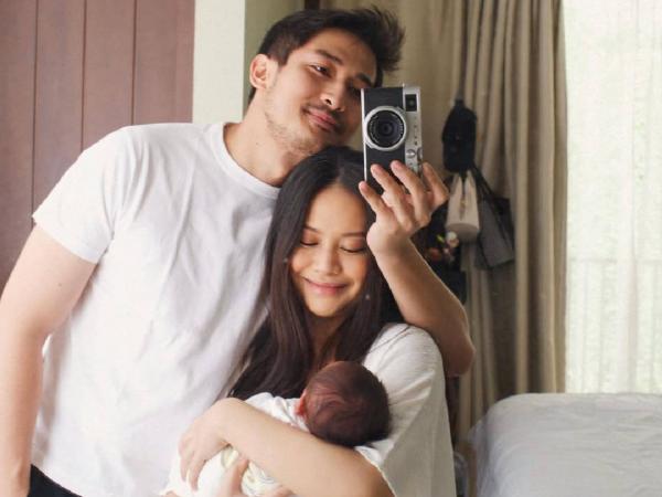 Hanggini dan Luthfi dikaruniai anak pertama. (Foto: Instagram)
