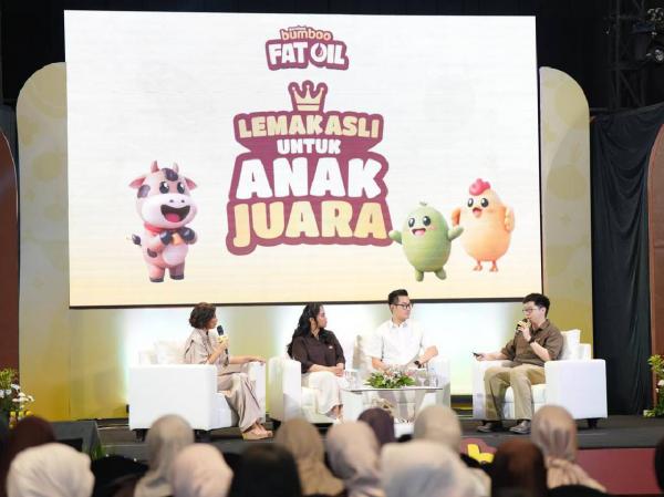 Talkshow pentingnya lemak untuk anak. (Foto: Istimewa)