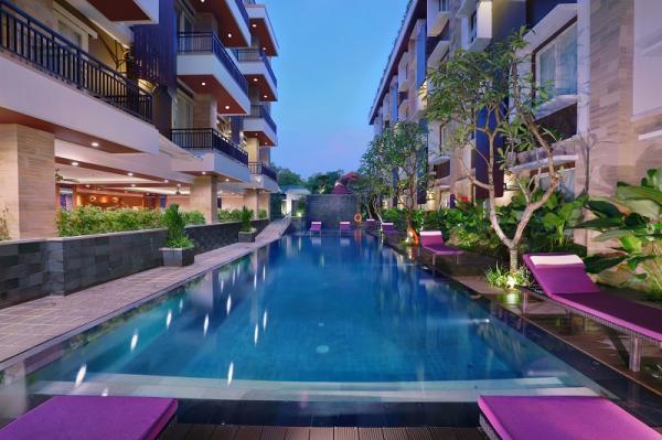 Kolam renang Quest Hotel San Denpasar. (Foto: dok Archipelago)