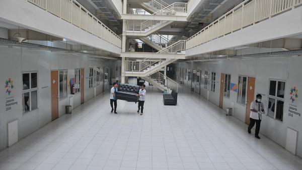 Rumah Sehat Covid-19 Jakabaring, Palembang, Sumsel (Antara)