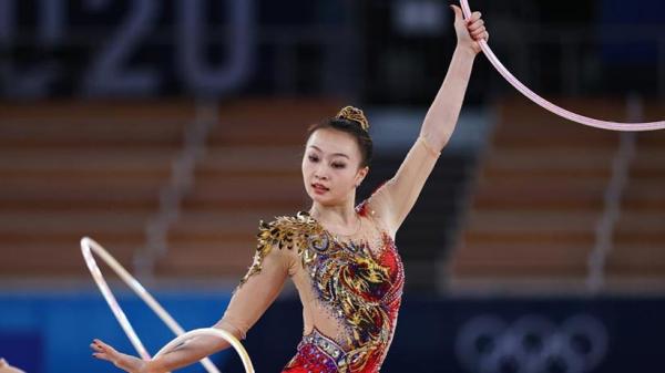  Potret Keindahan Gerak dan Warna-warni Busana dalam Senam Ritmik Olimpiade Tokyo 2020 