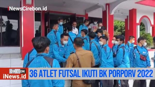 36 Atlet Futsal Kabupaten Cirebon Dilepas Ikuti BK  Jabar